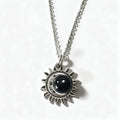 Natural Moonstone Sterling Necklace