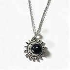 Natural Moonstone Sterling Necklace