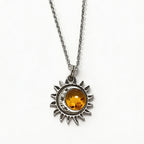 Natural Moonstone Sterling Necklace