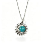 Natural Moonstone Sterling Necklace
