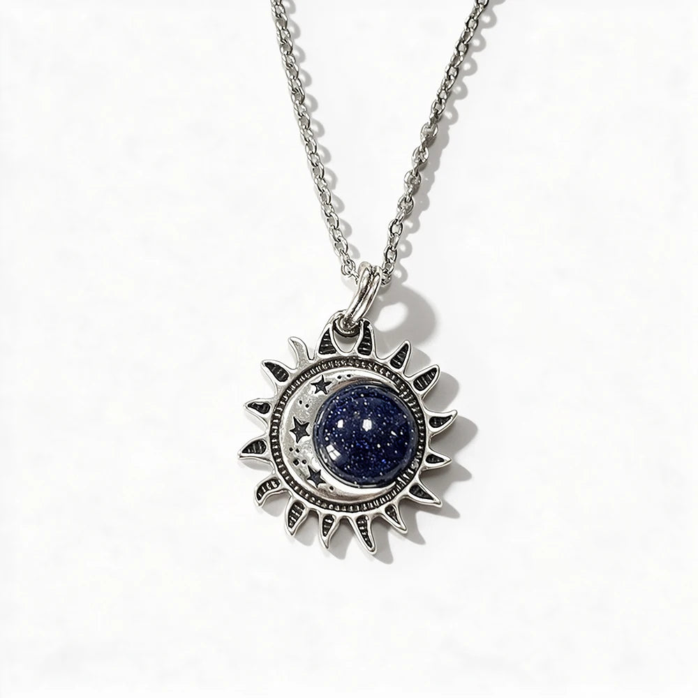 Natural Moonstone Sterling Necklace