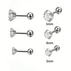 Zirconia Stud CZ Earrings
