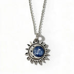 Natural Moonstone Sterling Necklace