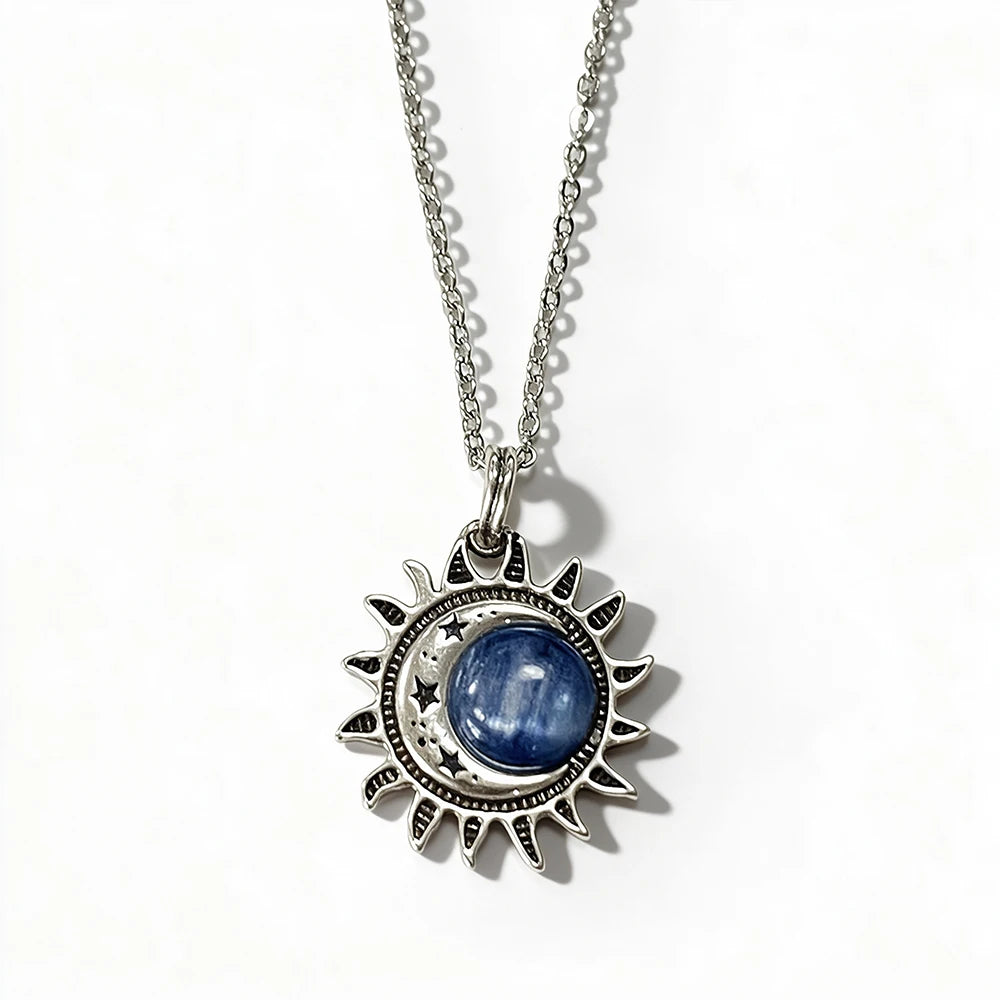 Natural Moonstone Sterling Necklace