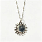 Natural Moonstone Sterling Necklace