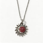 Natural Moonstone Sterling Necklace
