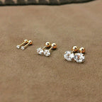 Zirconia Stud CZ Earrings