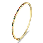 Design Charm Rainbow Bangle