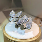 Silver Vintage Double Ring