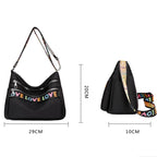 Oxford Satchel Crossbody Bag