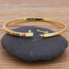 Design Charm Rainbow Bangle