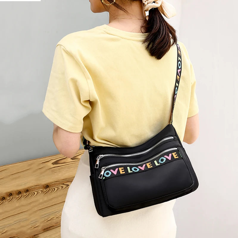 Oxford Satchel Crossbody Bag