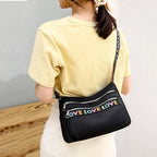 Oxford Satchel Crossbody Bag