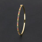 Design Charm Rainbow Bangle