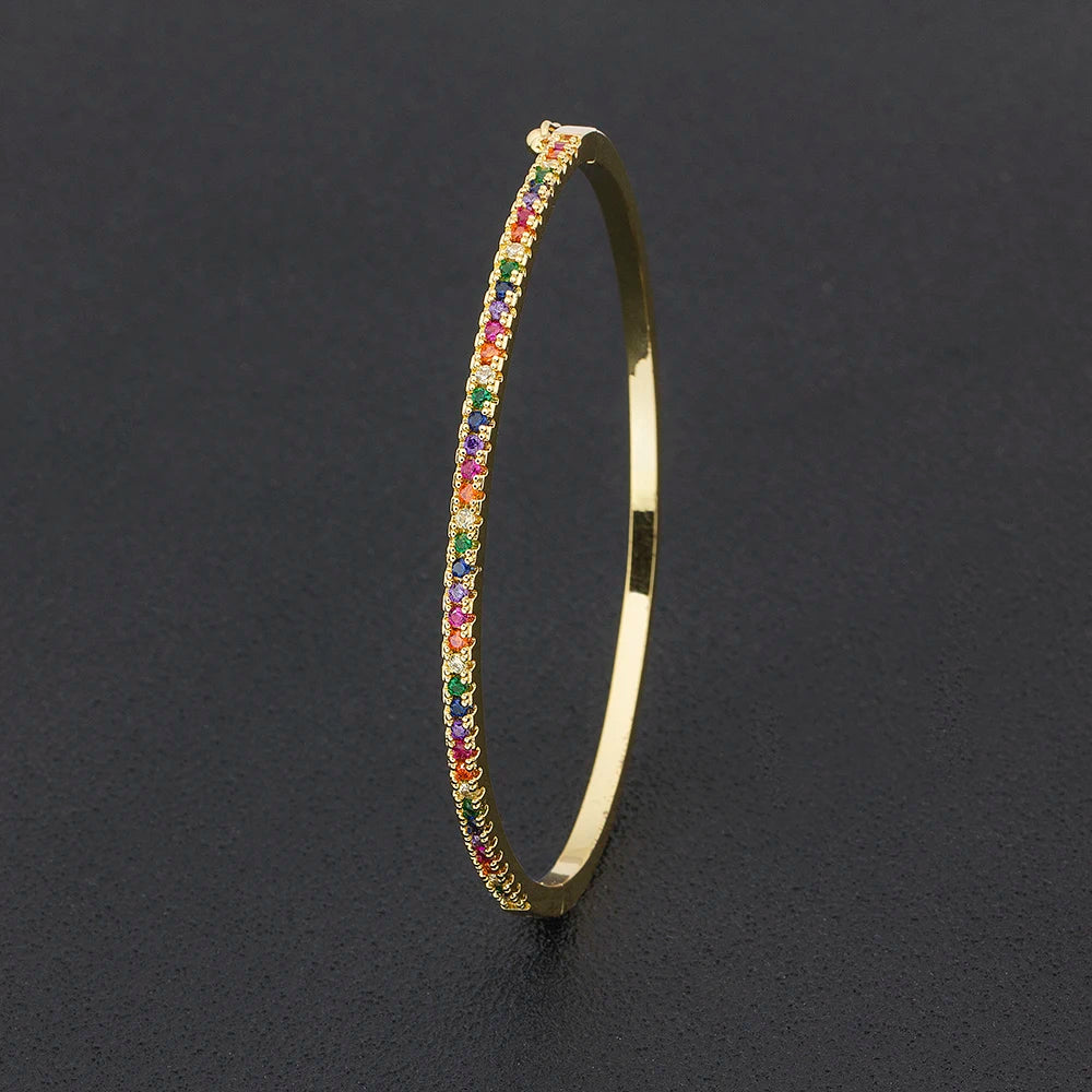 Design Charm Rainbow Bangle