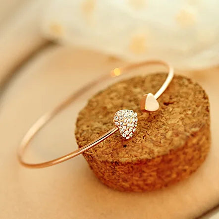 Adjustable Crystal Double Bracelet