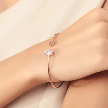 Adjustable Crystal Double Bracelet