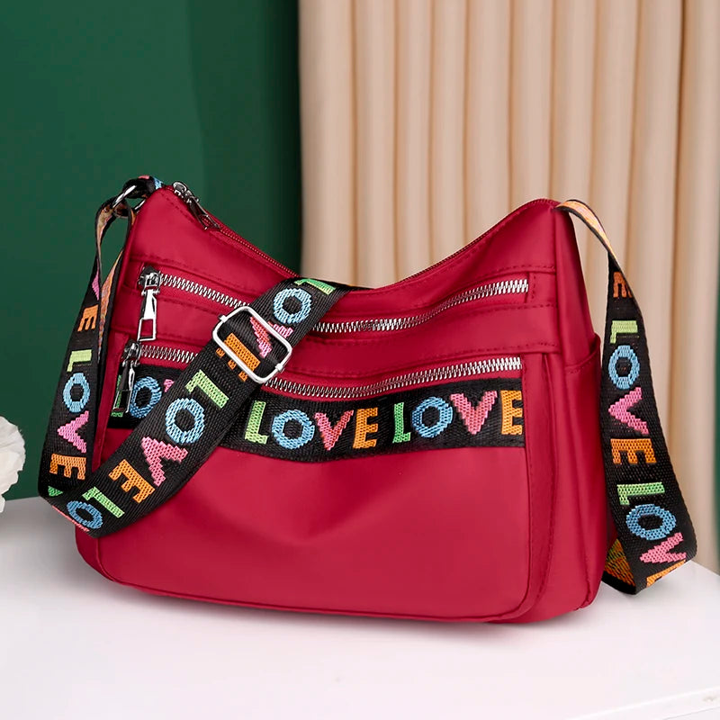 Oxford Satchel Crossbody Bag