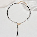 Imitation Pearl Tassel Necklace