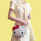Diamond Bow Chain Crossbody Bag