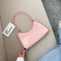 Solid Color Chain Shoulder Bag