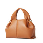 Soft Leather Crossbody Tote Bag