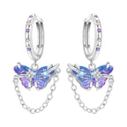 Sterling Silver Blue Earrings