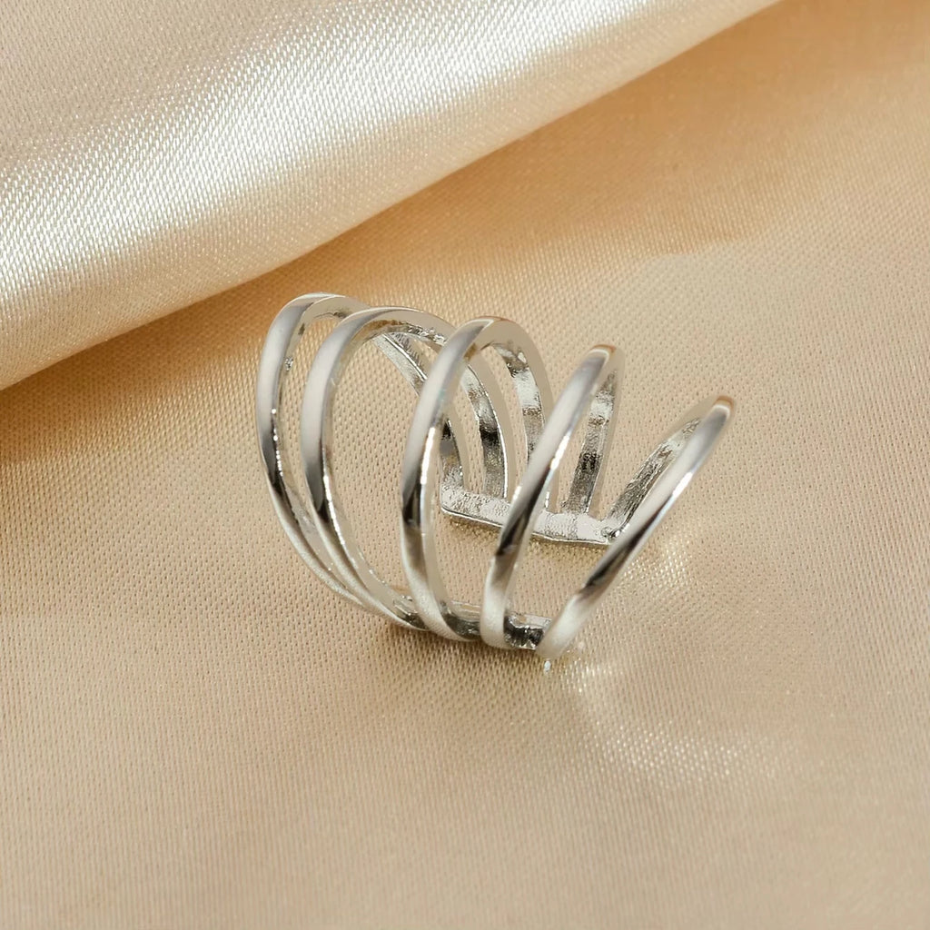 Zircon Clip On Earrings
