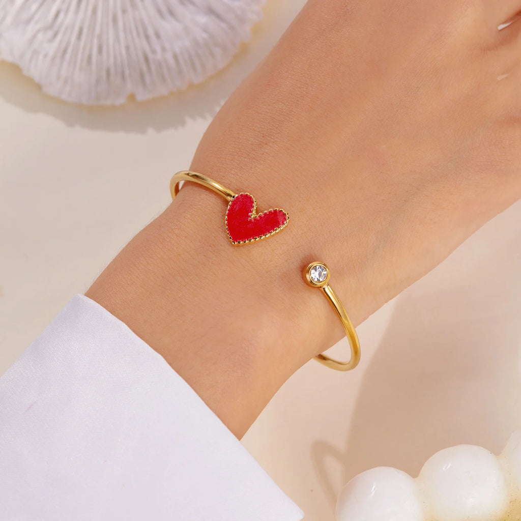 Romantic Drip Oil Bangle