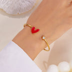 Romantic Drip Oil Bangle