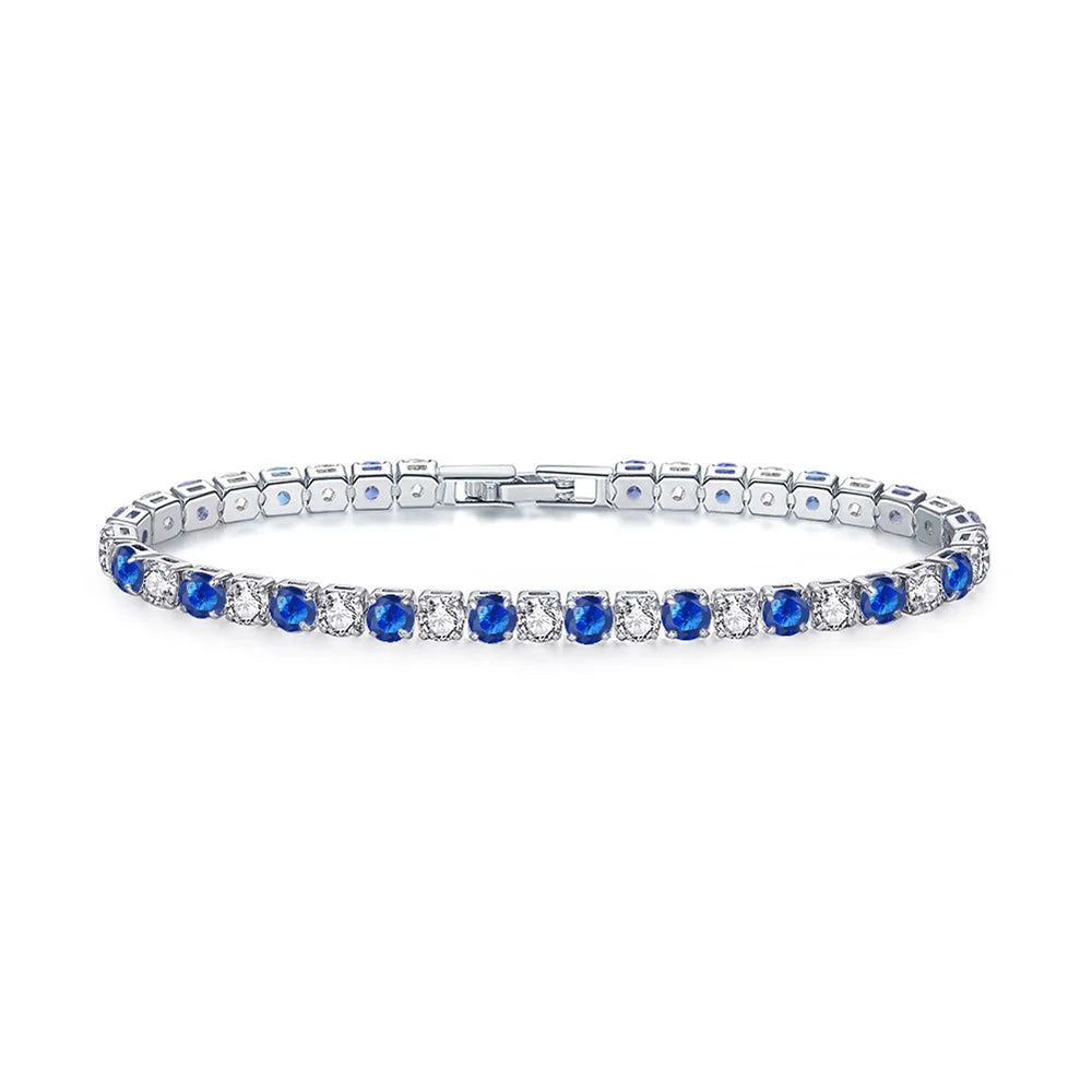 Zirconia Tennis Hip Bangle