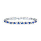 Zirconia Tennis Hip Bangle