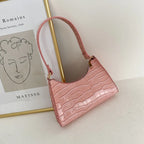 Solid Color Chain Shoulder Bag