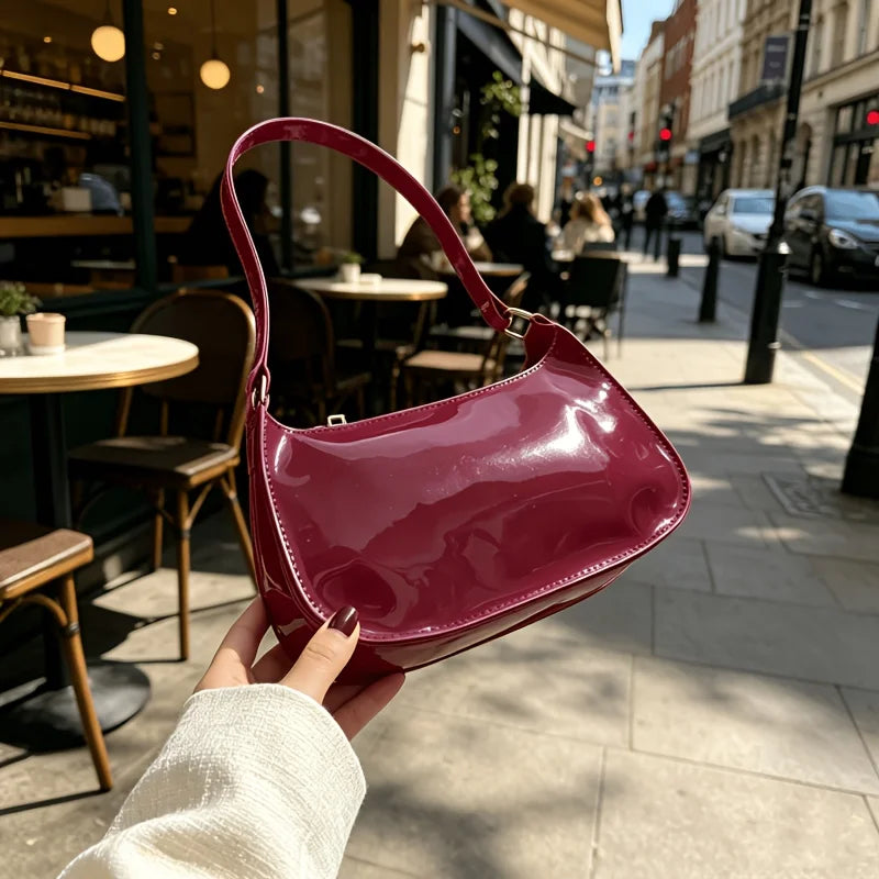 Embossed Geometric Hobo Bag