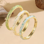 Fine Small Flower Bangle