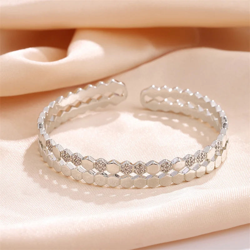 Titanium Steel Plated Bangle