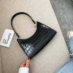 Solid Color Chain Shoulder Bag