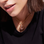 Open Ring Pendant Necklace