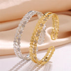 Titanium Steel Plated Bangle