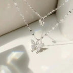 Stainless Steel Peach Pendant Necklace