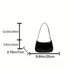 Embossed Geometric Hobo Bag