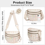 Jacquard Nylon Shell Bag