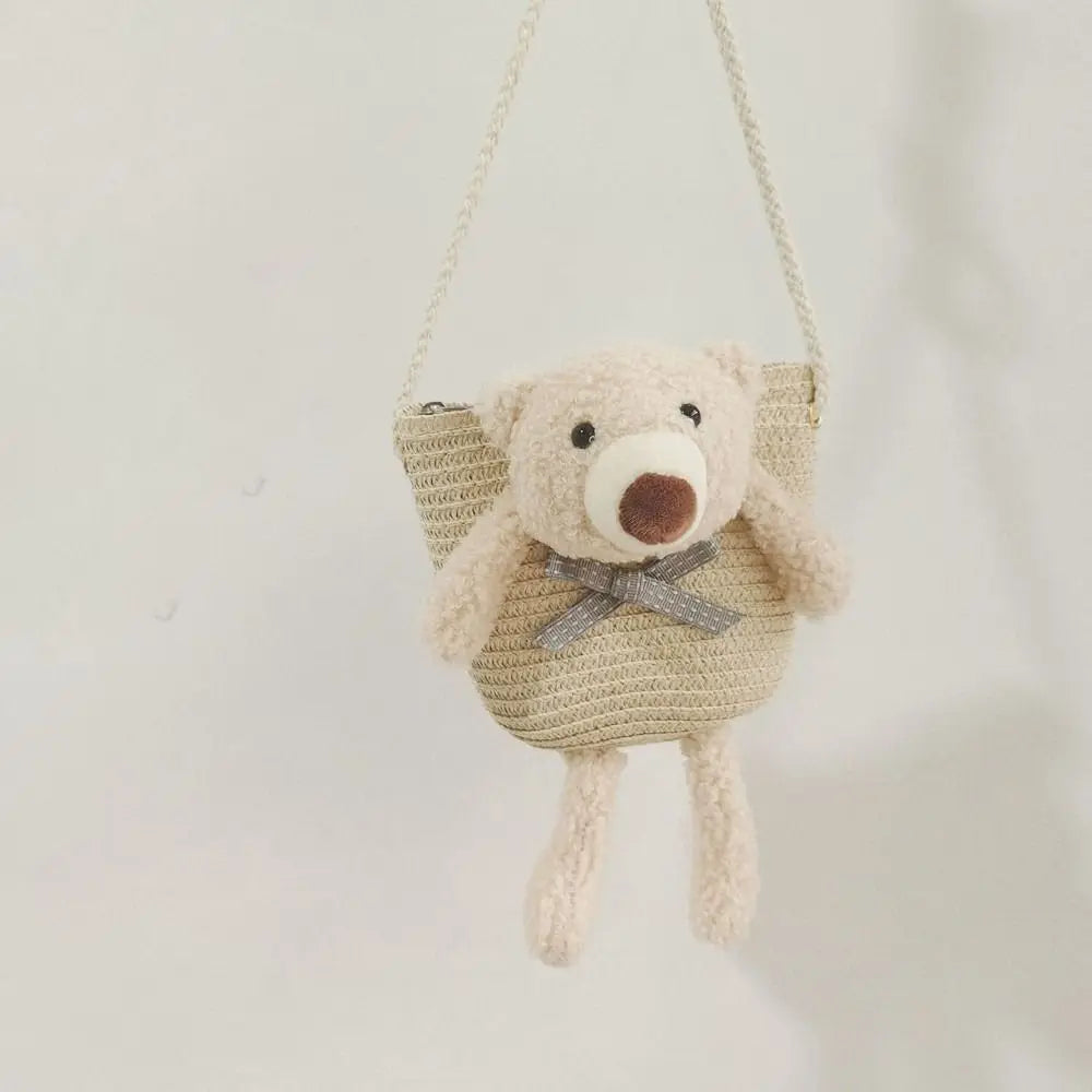Bear Girl's Colorful Crossbody Purse
