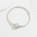 Sterling Silver Four-leaf Bracelet