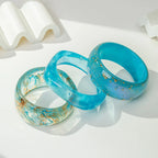 Blue Textured Bracelet