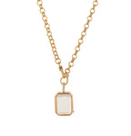 Open Ring Pendant Necklace