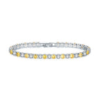 Zirconia Tennis Hip Bangle