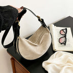PU Leather Hobo Shoulder Bag