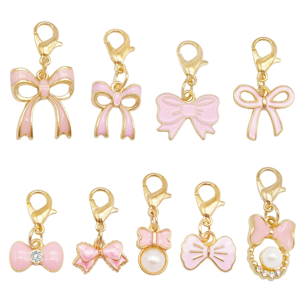 Handmade Alloy Bowknot Charm