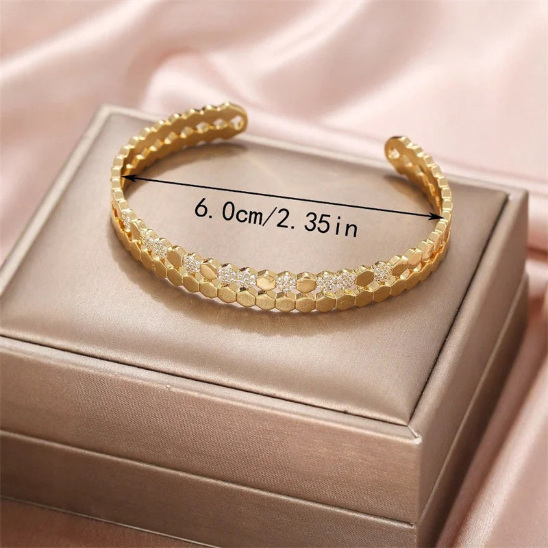 Titanium Steel Plated Bangle